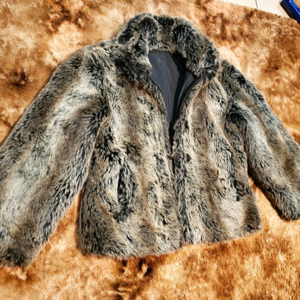 Faux Fur Coat Jacket